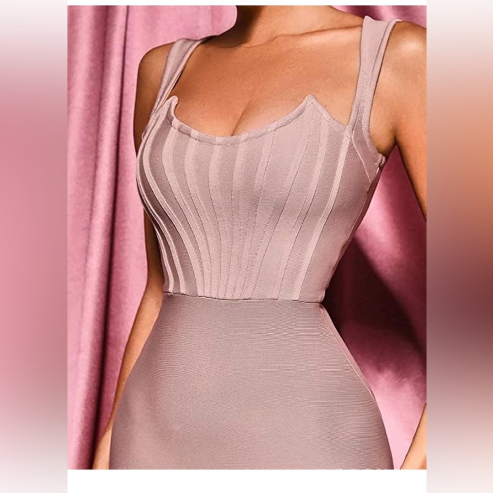 Bella Barnett pink women dress xs